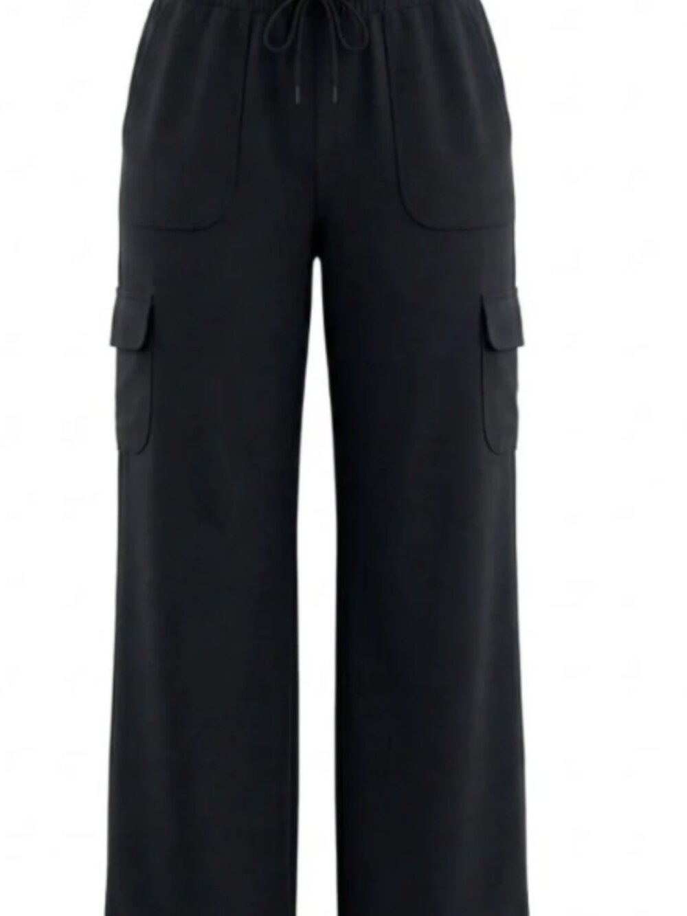 Style & Co. Black Wide-Leg Cargo pants